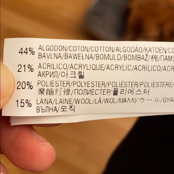 Zara jacket with faux leather collar and cuffing. - Picture 8 of 10